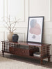 Indian Hand Carved Sheesham Wood TV Unit 35